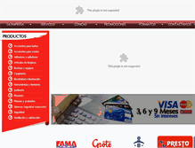 Tablet Screenshot of americandepot.com.mx
